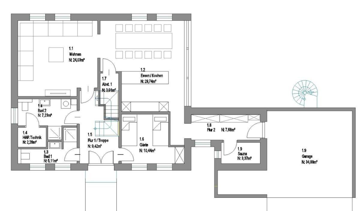 Willa Fh Magnolia Fuer 12 Pers. Mit Terrasse + Dachterasse Born Zewnętrze zdjęcie